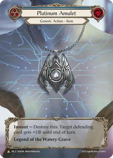 Platinum Amulet (Treasure) [SEA194] (High Seas)  Cold Foil | GnG Games