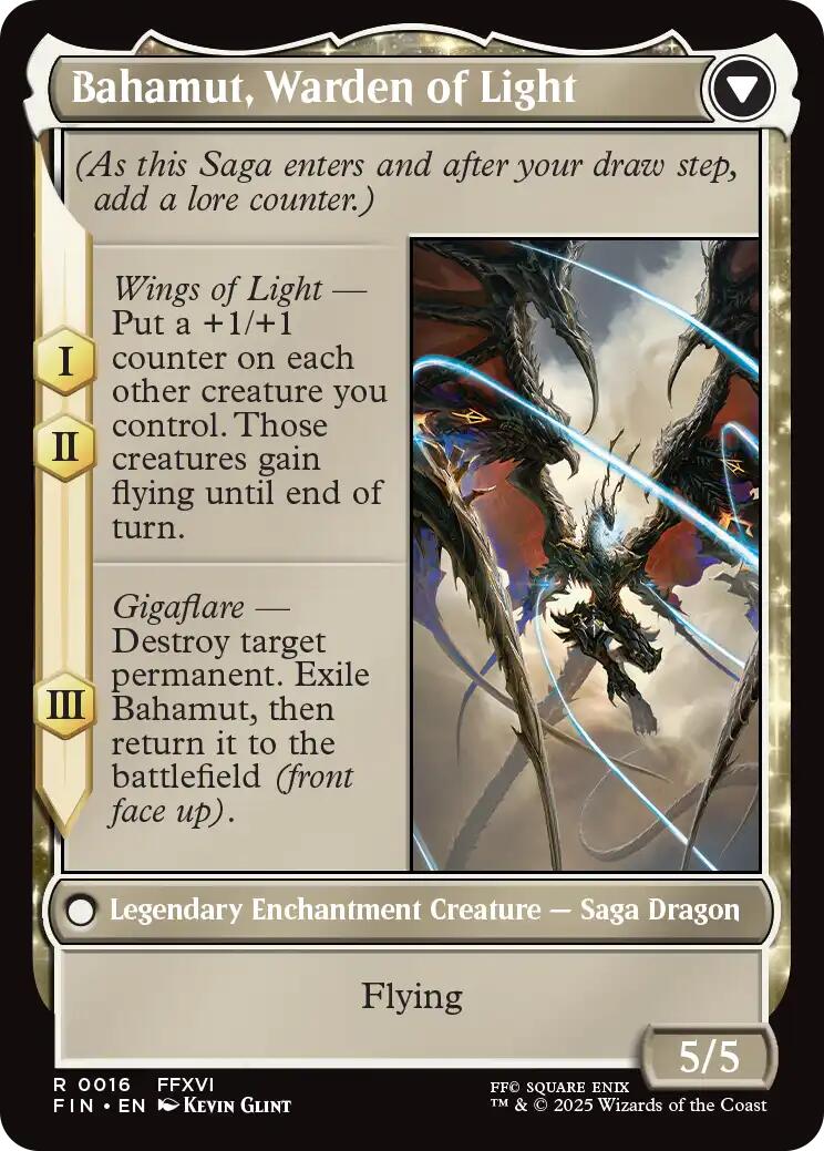 Dion, Bahamut's Dominant // Bahamut, Warden of Light [FINAL FANTASY] | GnG Games
