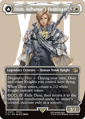 Dion, Bahamut's Dominant // Bahamut, Warden of Light (Borderless) [FINAL FANTASY] | GnG Games