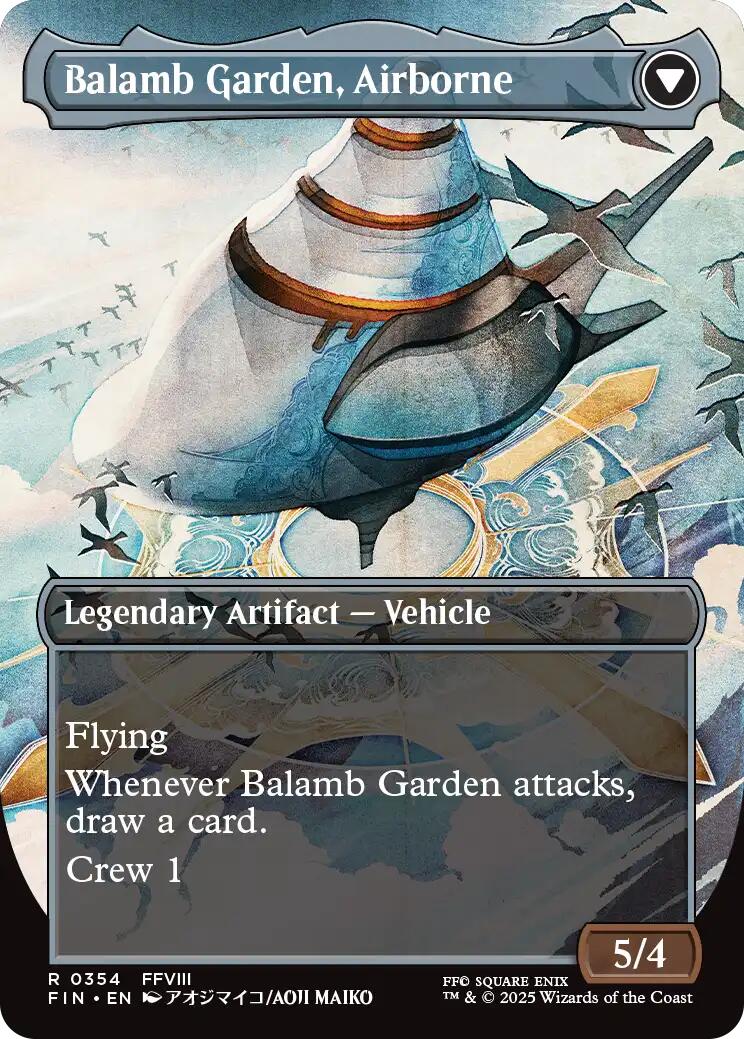 Balamb Garden, SeeD Academy // Balamb Garden, Airborne (Borderless) [FINAL FANTASY] | GnG Games