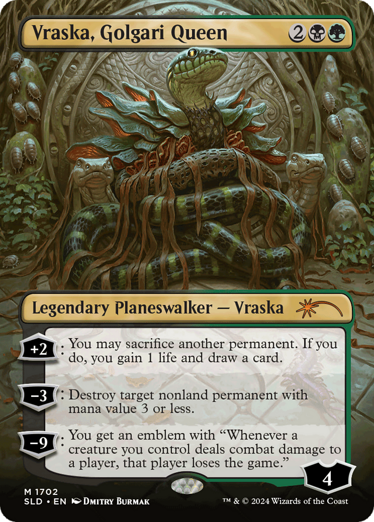 Vraska, Golgari Queen (1702) (Rainbow Foil) [Secret Lair Drop Series] | GnG Games