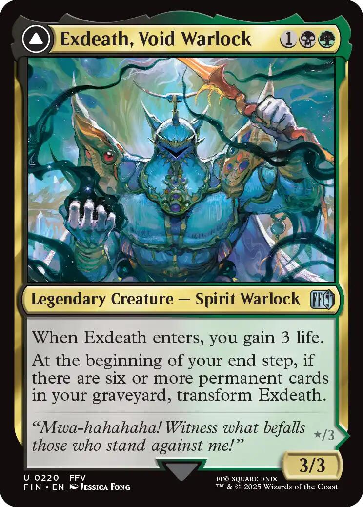 Exdeath, Void Warlock // Neo Exdeath, Dimension's End [FINAL FANTASY] | GnG Games