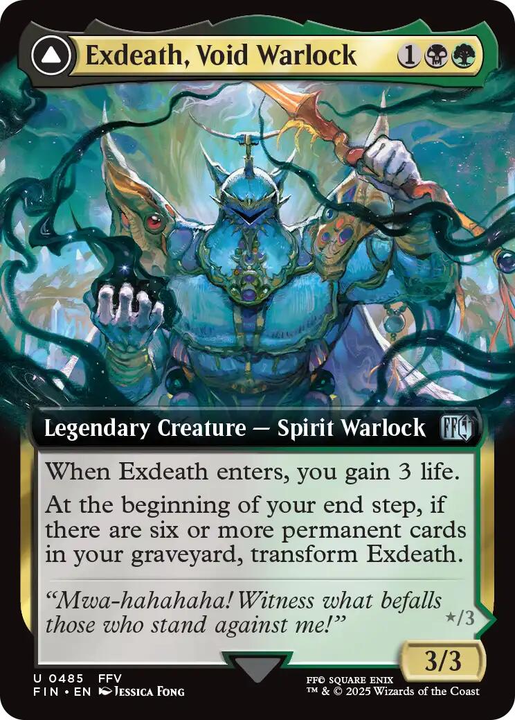 Exdeath, Void Warlock // Neo Exdeath, Dimension's End (Extended Art) [FINAL FANTASY] | GnG Games