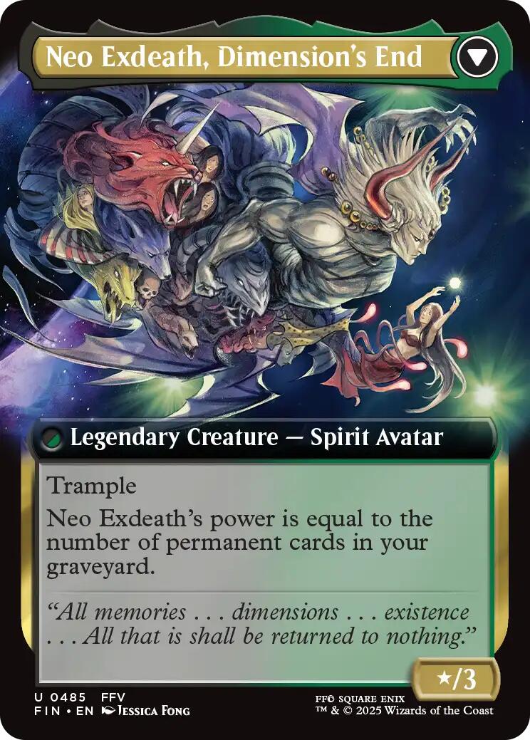 Exdeath, Void Warlock // Neo Exdeath, Dimension's End (Extended Art) [FINAL FANTASY] | GnG Games