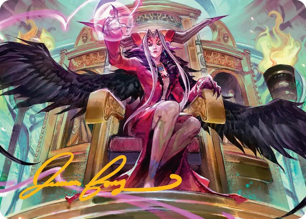 Sorceress's Schemes Art Card (Gold-Stamped Signature) [FINAL FANTASY Art Series] | GnG Games