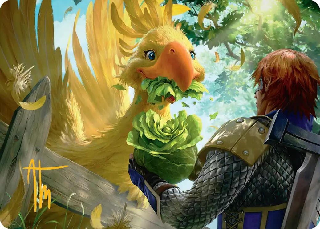 Gysahl Greens Art Card (Gold-Stamped Signature) [FINAL FANTASY Art Series] | GnG Games