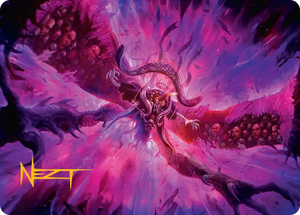 Hades, Sorcerer of Eld Art Card (Gold-Stamped Signature) [FINAL FANTASY Art Series] | GnG Games