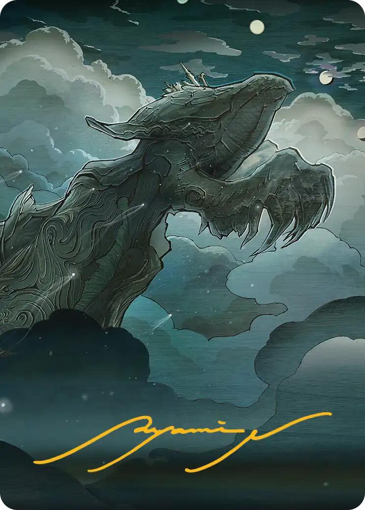 Sin, Spira's Punishment Art Card (Gold-Stamped Signature) [FINAL FANTASY Art Series] | GnG Games