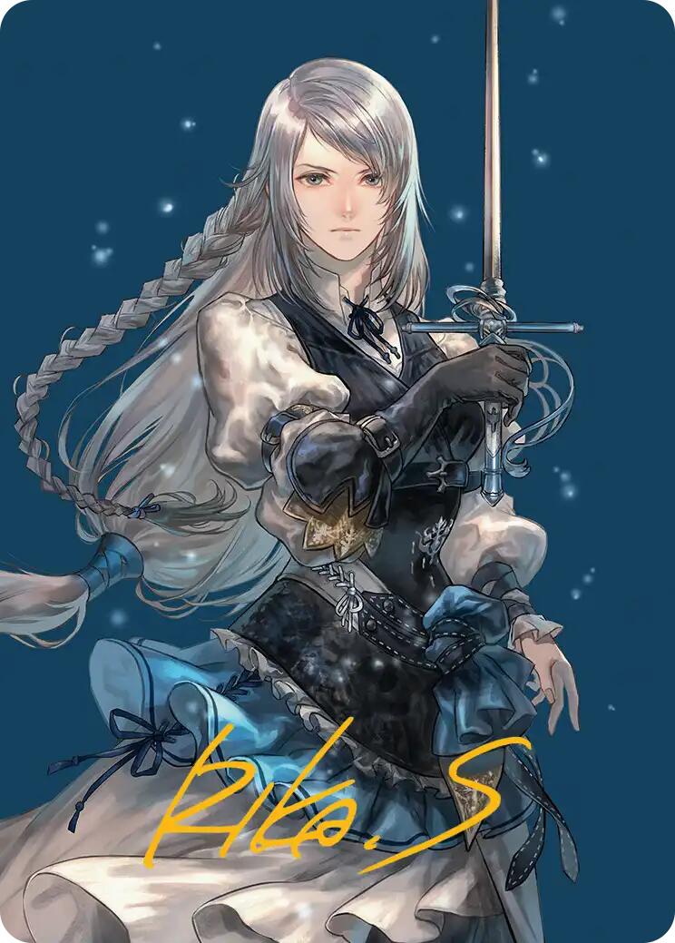 Jill, Shiva's Dominant Art Card (Gold-Stamped Signature) [FINAL FANTASY Art Series] | GnG Games