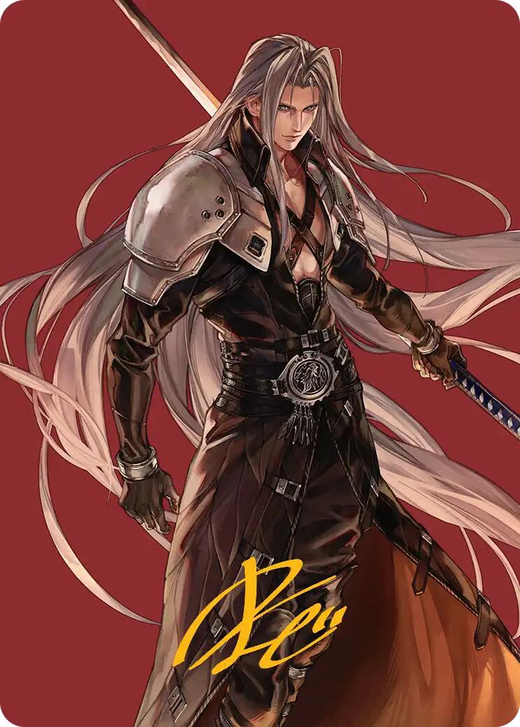 Sephiroth, Fabled SOLDIER Art Card (Gold-Stamped Signature) [FINAL FANTASY Art Series] | GnG Games