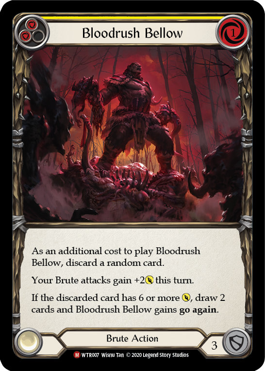 Bloodrush Bellow [U-WTR007] (Welcome to Rathe Unlimited)  Unlimited Normal | GnG Games