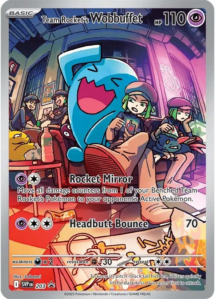 Team Rocket's Wobbuffet (203) [Scarlet & Violet: Black Star Promos] | GnG Games