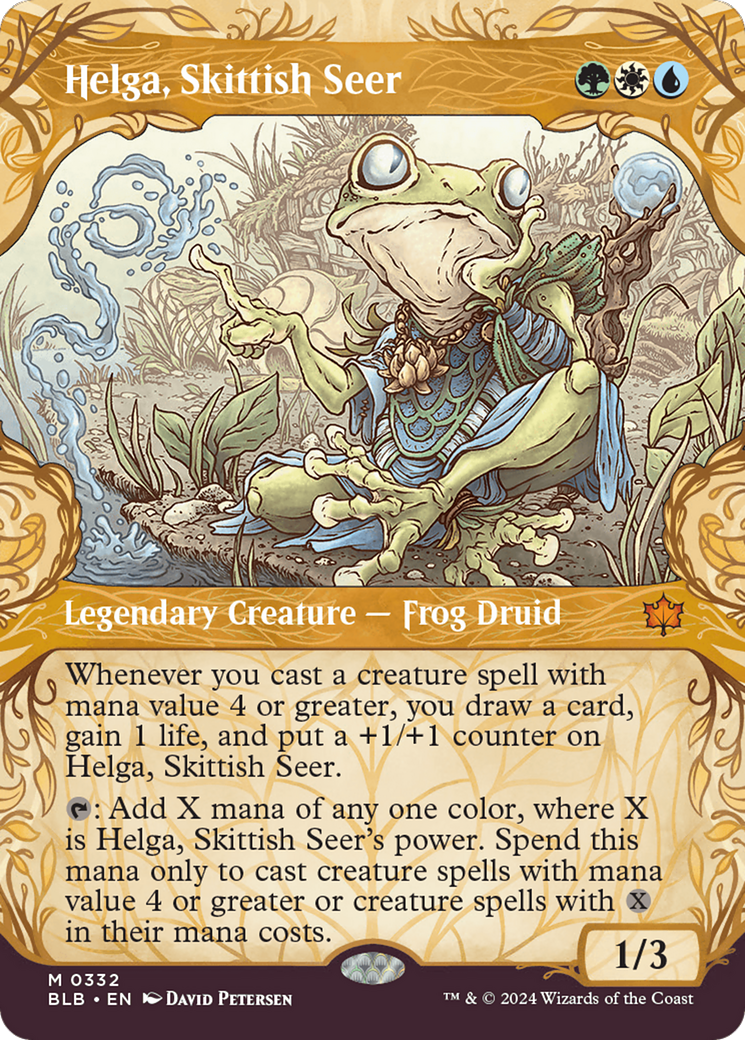 Helga, Skittish Seer (Showcase) [Bloomburrow] | GnG Games