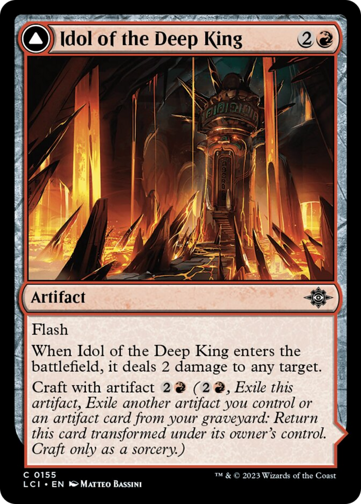 Idol of the Deep King // Sovereign's Macuahuitl [The Lost Caverns of Ixalan] | GnG Games