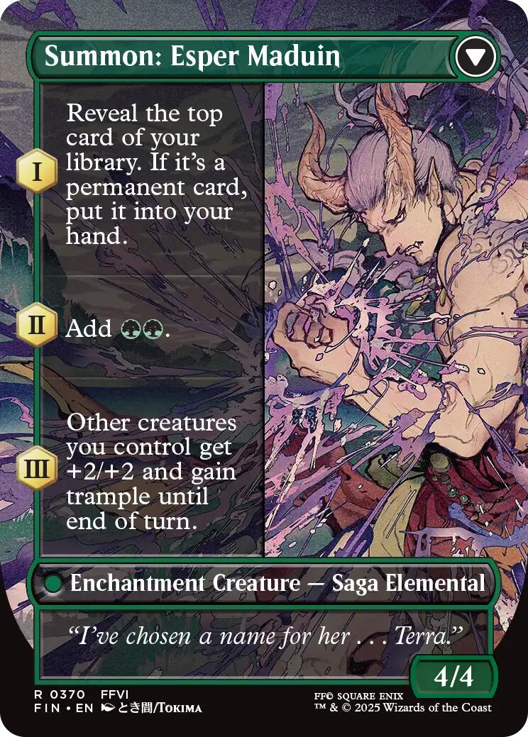 Esper Origins // Summon: Esper Maduin (Borderless) [FINAL FANTASY] | GnG Games