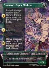 Esper Origins // Summon: Esper Maduin (Borderless) [FINAL FANTASY] | GnG Games