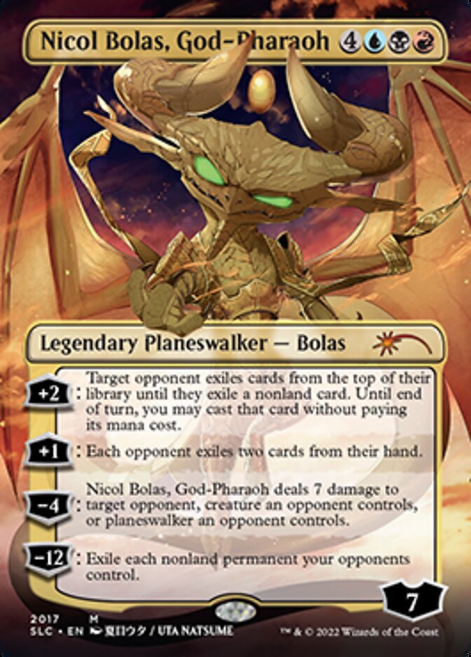 Nicol Bolas, God-Pharaoh (Borderless) [Secret Lair Countdown Kit] | GnG Games