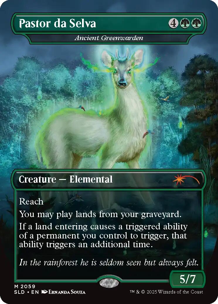 Pastor da Selva - Ancient Greenwarden [Secret Lair Drop Series] | GnG Games