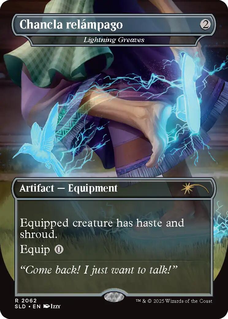 Chancla relampago - Lightning Greaves [Secret Lair Drop Series] | GnG Games