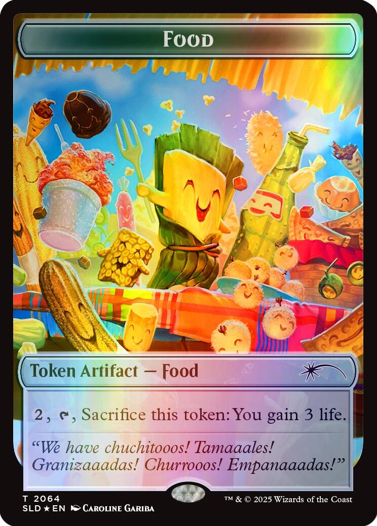 Food Token (2064) (Rainbow Foil) [Secret Lair Drop Series] | GnG Games