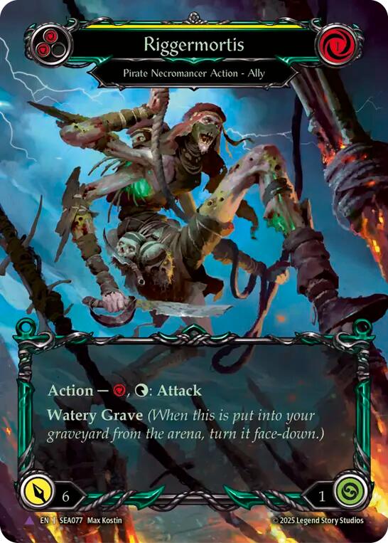 Riggermortis (Marvel Cold Foil) [SEA077] (High Seas)  Cold Foil | GnG Games