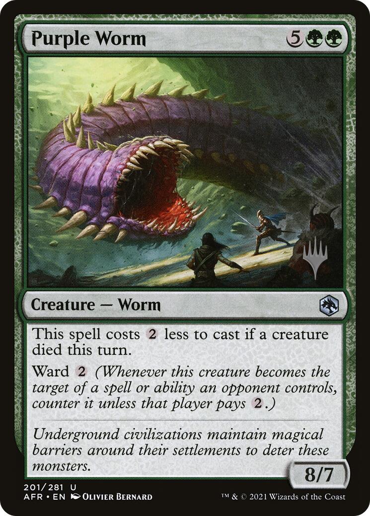 Purple Worm [Tarkir: Dragonstorm Promos] | GnG Games