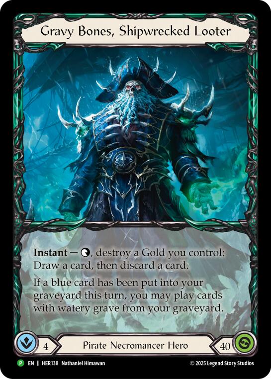 Gravy Bones, Shipwrecked Looter [HER138] (Promo)  Rainbow Foil | GnG Games