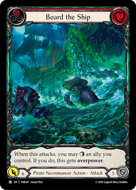 Board the Ship [FAB347] (Promo)  Rainbow Foil | GnG Games