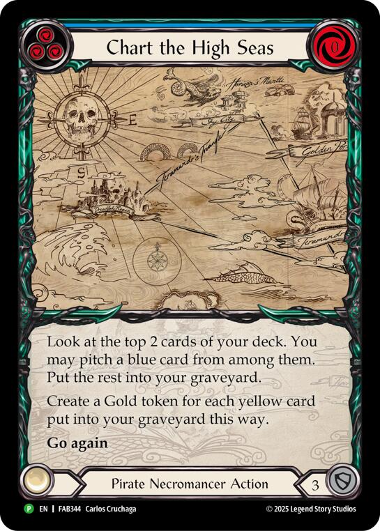 Chart the High Seas [FAB344] (Promo)  Rainbow Foil | GnG Games
