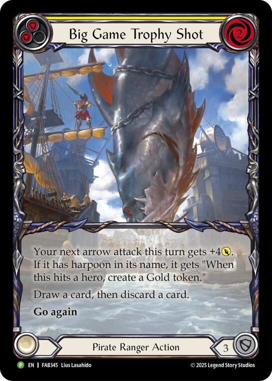 Big Game Trophy Shot [FAB345] (Promo)  Rainbow Foil | GnG Games