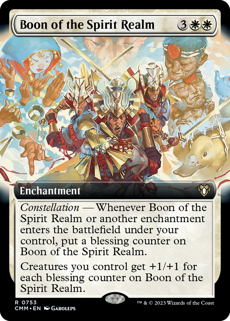 Boon of the Spirit Realm (Extended Art) [Commander Masters] | GnG Games