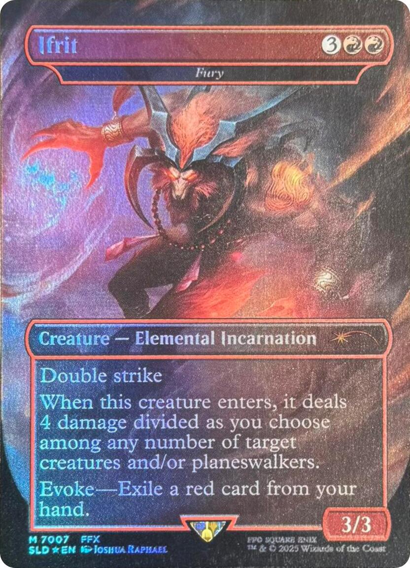Ifrit - Fury (Rainbow Foil) [Secret Lair Drop Series] | GnG Games