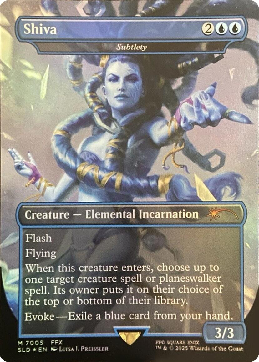 Shiva - Subtlety (Rainbow Foil) [Secret Lair Drop Series] | GnG Games