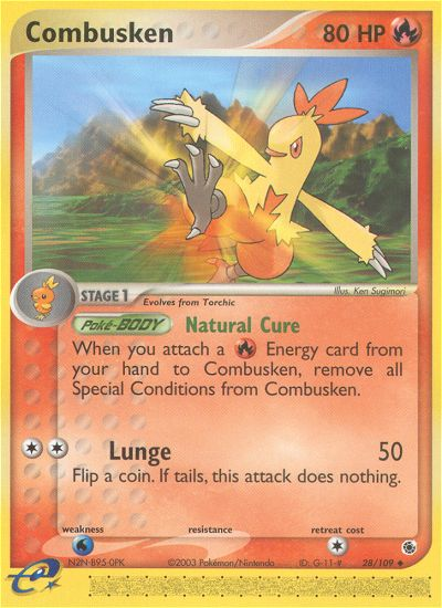 Combusken (28/109) [EX: Ruby & Sapphire] | GnG Games