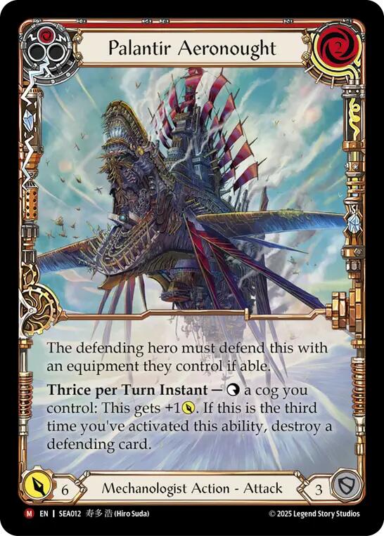 Palantir Aeronought (Extended Art) (Rainbow Foil) [SEA012] (High Seas)  Rainbow Foil | GnG Games