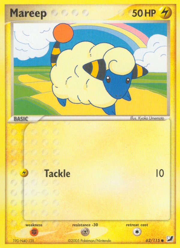 Mareep (62/115) [EX: Unseen Forces] | GnG Games