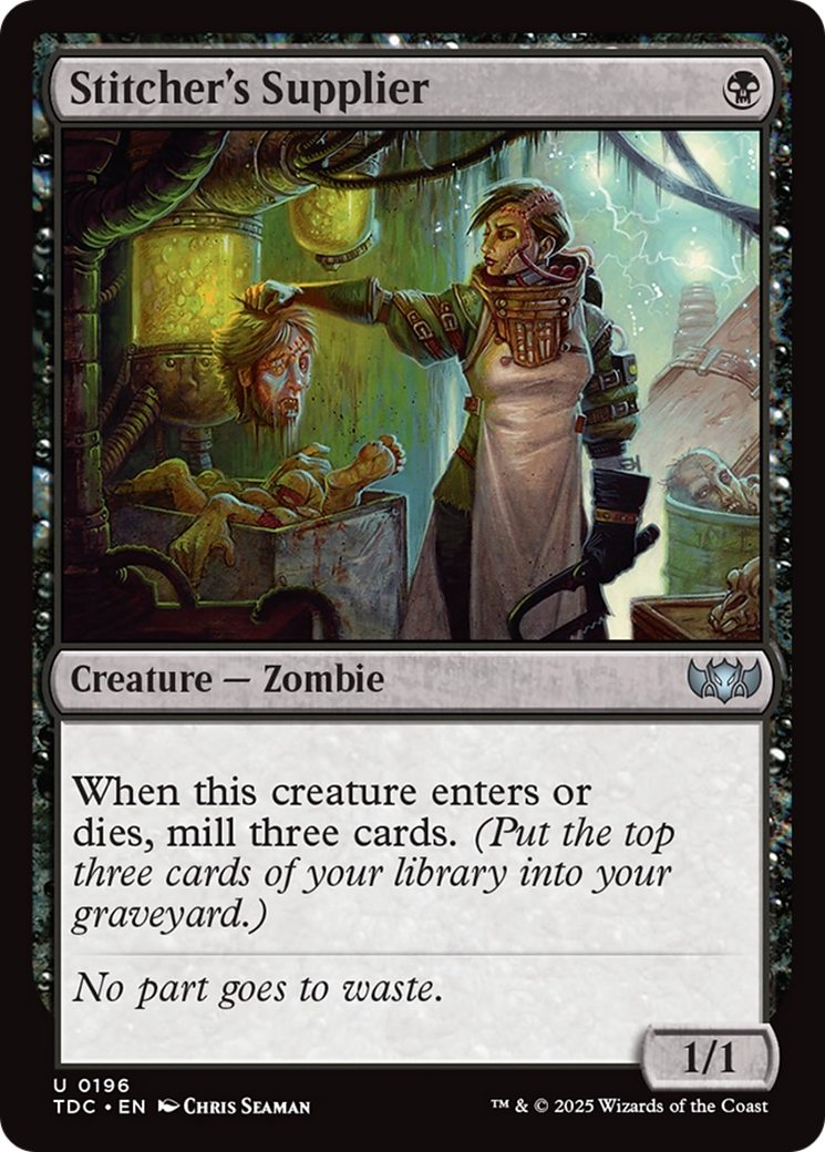 Stitcher's Supplier [Tarkir: Dragonstorm Commander] | GnG Games