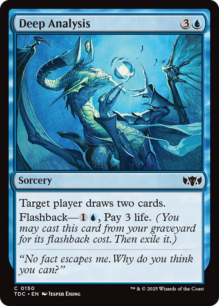 Deep Analysis [Tarkir: Dragonstorm Commander] | GnG Games