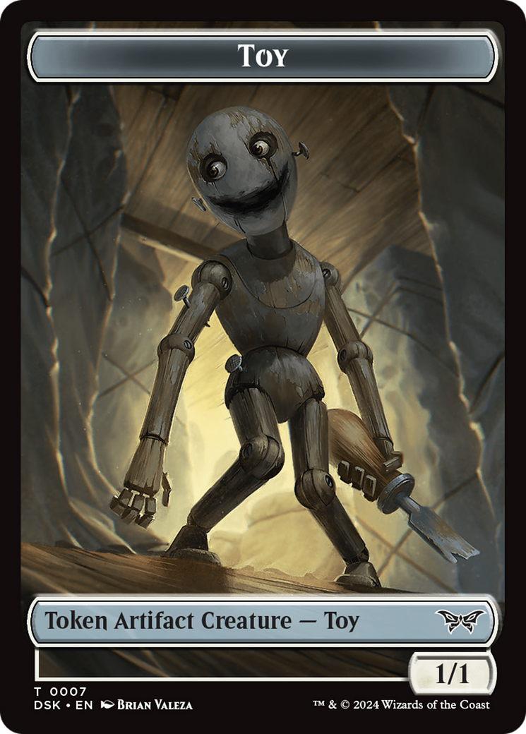 Toy // Manifest Double-Sided Token [Duskmourn: House of Horror Tokens] | GnG Games