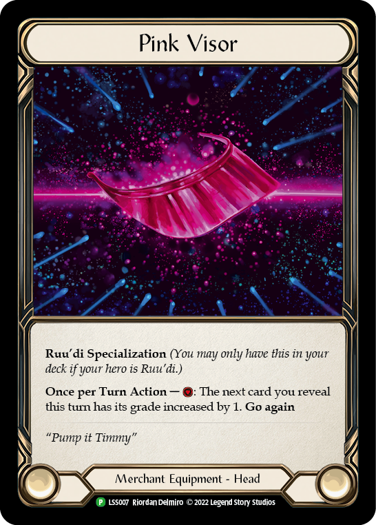 Pink Visor [LSS007] (Promo)  Cold Foil | GnG Games