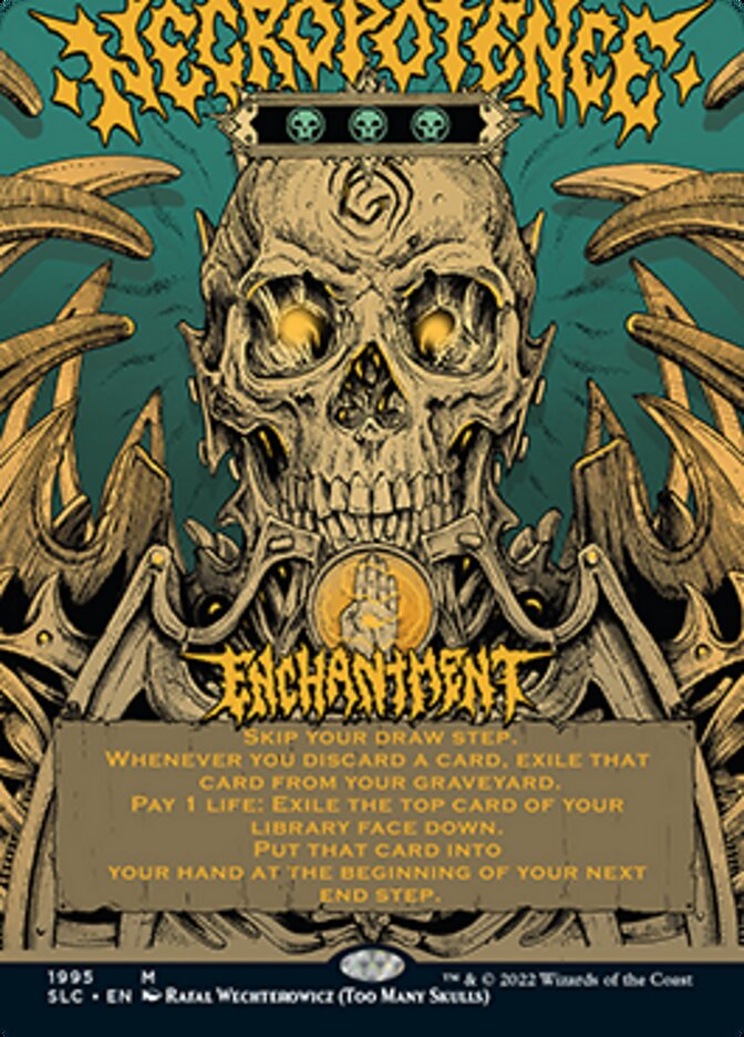 Necropotence (Borderless Alternate Art) [Secret Lair Countdown Kit] | GnG Games