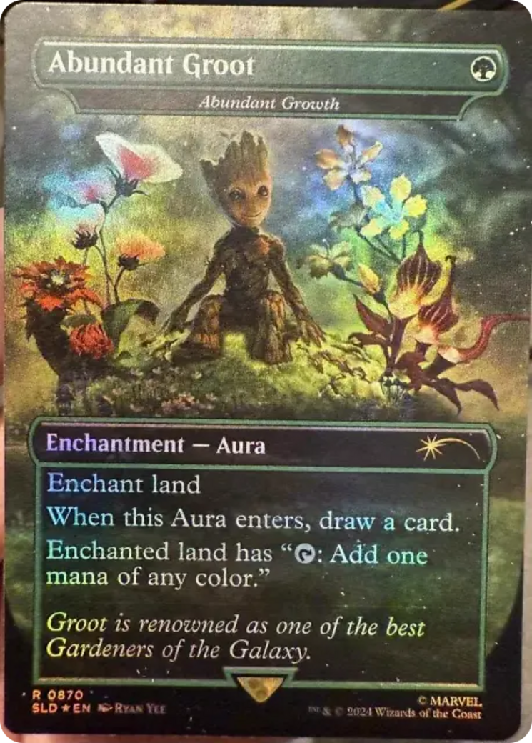 Abundant Groot - Abundant Growth (Rainbow Foil) [Secret Lair Drop Series] | GnG Games