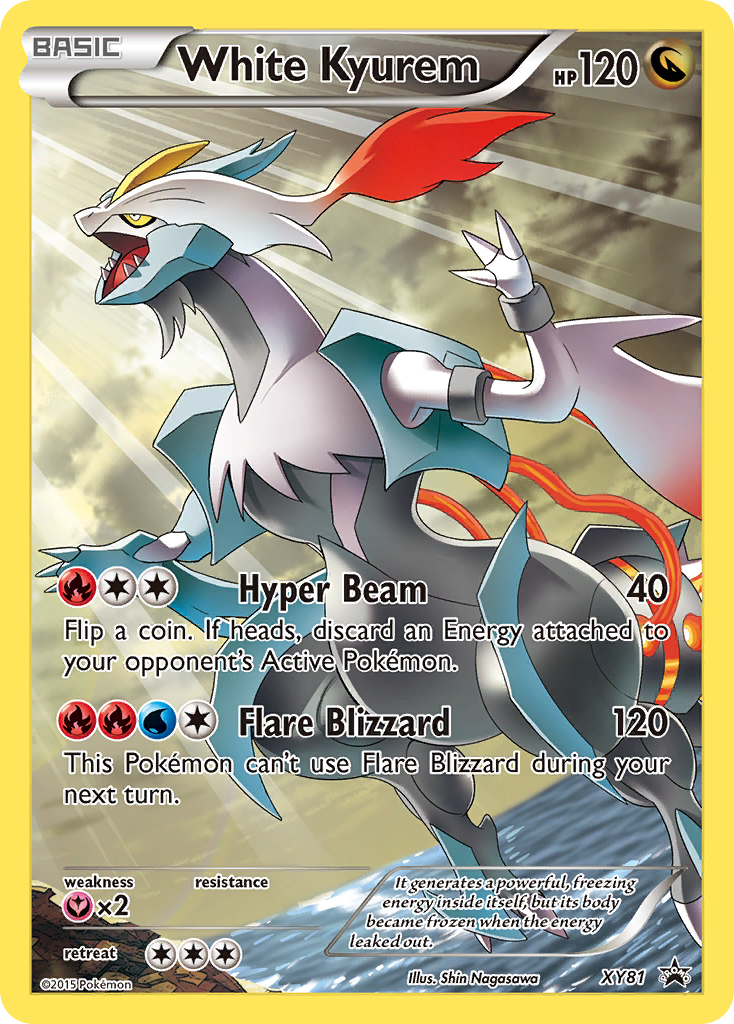 White Kyurem (XY81) (Full Art Promo) [XY: Black Star Promos] | GnG Games