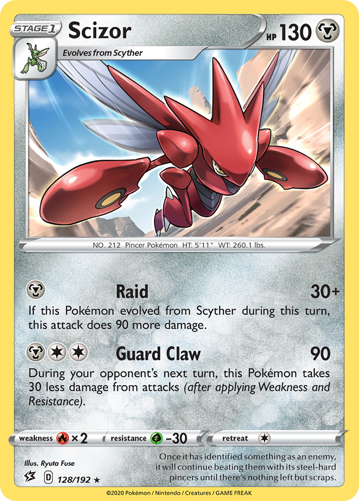 Scizor (128/192) [Sword & Shield: Rebel Clash] | GnG Games