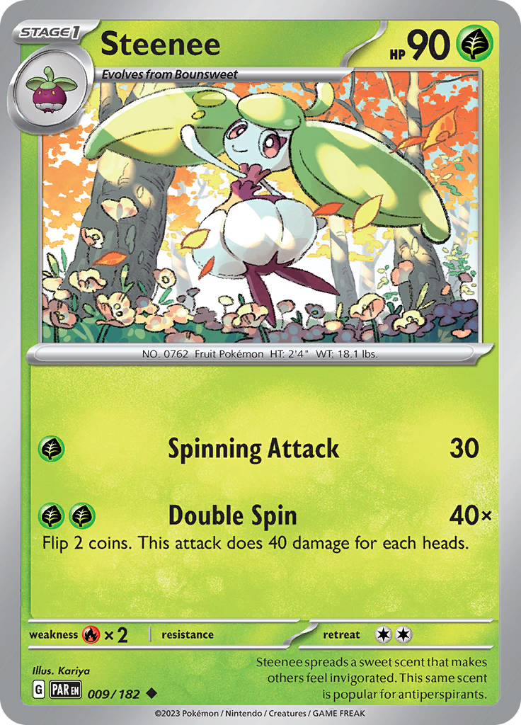 Steenee (009/182) [Scarlet & Violet: Paradox Rift] | GnG Games