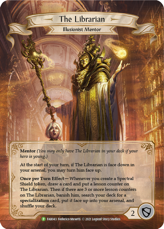 The Librarian [FAB043] (Promo)  Rainbow Foil | GnG Games