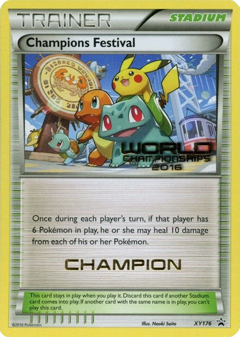 Champions Festival (XY176) (2016 Champion) [XY: Black Star Promos] | GnG Games