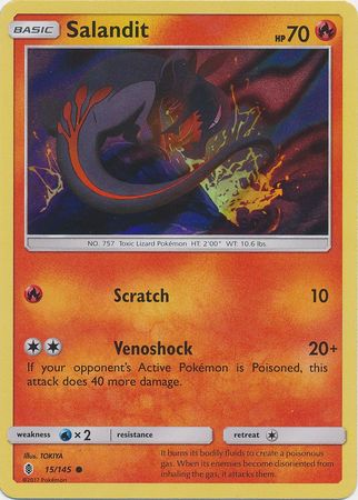 Salandit (15/145) (Collection Promo) [Sun & Moon: Guardians Rising] | GnG Games