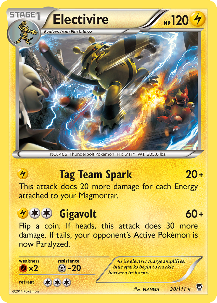 Electivire (30/111) [XY: Furious Fists] | GnG Games
