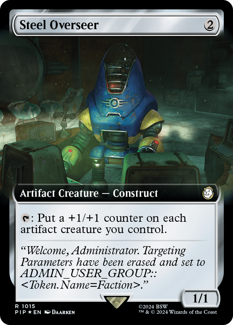 Steel Overseer (Extended Art) (Surge Foil) [Fallout] | GnG Games